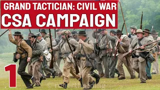 The War Begins - Grand Tactician: The Civil War (CSA Max Difficulty)