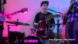 Thomas Foschino, 13 year old drummer, (song mix) 5/13/14 w/Rock and Roll University Band