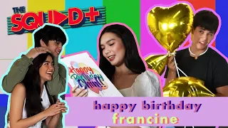 BIRTHDAY SURPRISE FOR FRANCINE | The Squad+