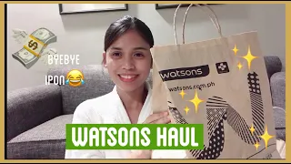 WATSONS HAUL 2019 || Umuwi ng Pinas para mag Watsons?!