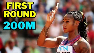 Sha'Carri Richardson ran the FASTEST TIME in the first Round over 200m II 2023 World Championships
