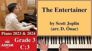 ABRSM Piano 2023-2024 Grade 3, C:3 Joplin: The Entertainer (arr. Önac) [Piano Tutorial]