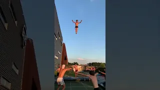 9 FLIPS 😰🤯 I AM A TRAINED PROFESSIONAL DO NOT ATTEMPT #shorts