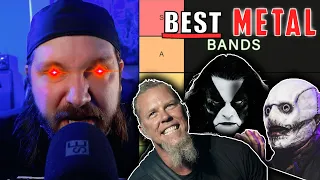 GREATEST Metal Bands Tier List According to a Music Snob