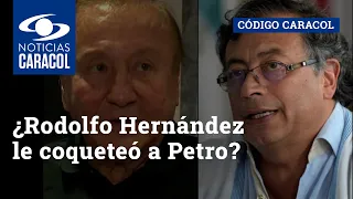 ¿Rodolfo Hernández le coqueteó a Petro? Conozca lo que dijo sobre el líder del Pacto Histórico