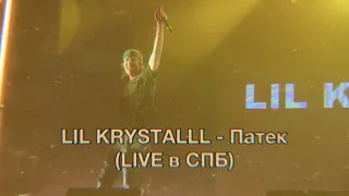 LIL KRYSTALLL – Патек (Live) | Концерт Lil Krystalll в СПБ