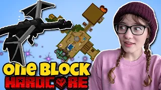 Minecraft Skyblock One Block, but its HARDCORE [Finale]