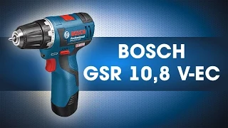 Аккумуляторная дрель-шуруповерт BOSCH GSR 10,8 V-EC (06019D4000)