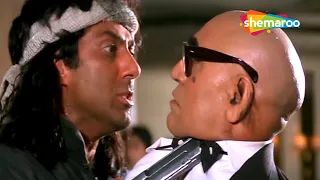 आज के बाद तेरी हर सास के पीछे में मौत बनकर खड़ा हु | Jeet Scene | Amrish Puri | Sunny Deol Action