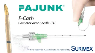 Surimex: Pajunk E-Catheter Kit acc. Tsui (IFU continuous peripheral nerve block)