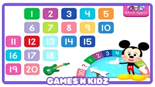 Mickey Mouse Clubhouse: Kids Learn ABC Letters & Numbers Mickey Mouse ABC's Children's Compilation