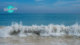Шум моря и нежный морской прибой 🌊💦| 60 минут звук волн | Звуки Природы и волн Для Сна и Релакса