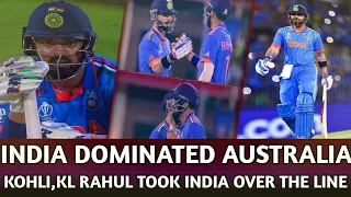 INDIA DOMINATED AUSTRALIA | CLASS OF VIRAT KOHLI & KL RAHUL | INDIA vs AUS | WORLD CUP 2023