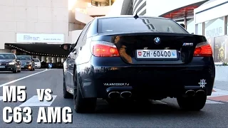 Eisenmann BMW M5 E60 VS Mercedes C63 AMG!