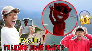 DRONE MENANGKAP NAMPAK TALKING JUAN DIPANTAI?! ASLINYA SER3M BANGET! | Mikael TubeHD