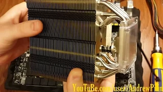 Кулер Noctua NH U12S Установка Install