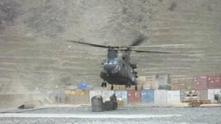 Naray, Afghanistan CH-47D Chinook Sling Load