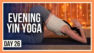 20 min Yoga for Flexibility – Day #26 (BEDTIME YIN YOGA CLASS)