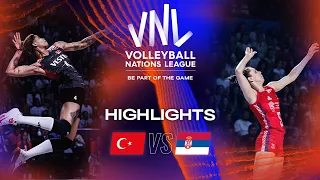 🇹🇷 TUR vs. 🇷🇸 SRB - Highlights Week 1 | Women's VNL 2023