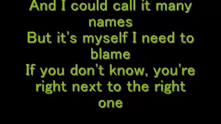 Celine Dion- Right Next To The Right One With Lyrics