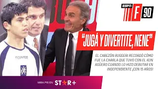 ¡IMPERDIBLE! #Ruggeri recordó qué le dijo a #Agüero cuando debutó en #Independiente ¡CON 15 AÑOS!