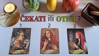 🚦Trebaš li ČEKATI ili KRENUTI DALJE? 🥾 Tarot čitanje - Izaberi kartu