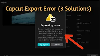 How to Fix The Problem Capcut Exporting Error Couldn't Export (3 Solutions)