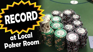 This is the record for biggest up and down swing plus biggest cash out - Poker Vlog #20
