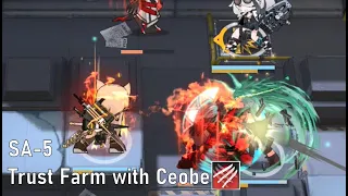 Arknights - SA-5 4 Operator Trust Farm with Ceobe S2M3