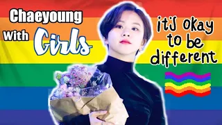 [Part1]Chaeyoung with Girls| Gayest Moment Ft. MICHAENG moment