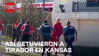 Así detuvieron a sujeto implicado en tiroteo en Kansas City - Noticias MX