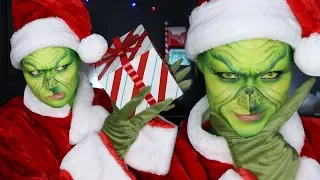 ITS... THE GRINCH!! | Holiday Makeup Tutorial