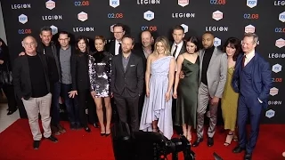 FX's "Legion" Premiere Dan Stevens, Aubrey Plaza, Rachel Keller Red Carpet Arrivals