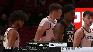 UConn Men's Basketball Highlights v. Iowa State 11/27/2022 (PK85 Championship)