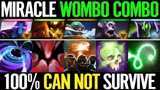 Miracle SF with WOMBO COMBO TEAM 100% Can NOT Survive Dota 2 7.12 META