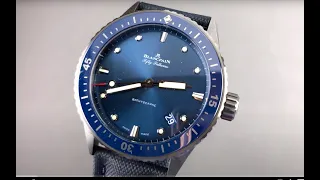 Blancpain Fifty Fathoms Bathyscaphe Grey Ceramic 5000-0240-052A Blancpain Watch Review