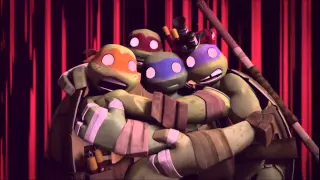 AMV Leo Raph - Halfway there (with lyrics) TMNT 2015