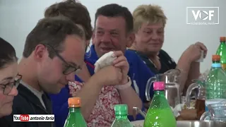 Preparação carne e pão 1º Jantar 2022 Santo Antão Ilha São Jorge