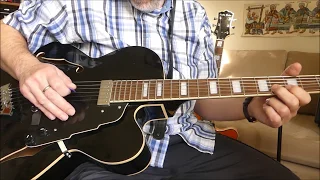 Misty, played on 4 jazz guitars