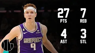 Kevin Huerter Highlights | Kings vs. Jazz | 25th Mar 2022