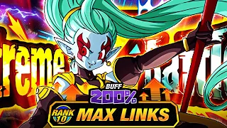 DECENT!! LEVEL 10 LINKS 100% RAINBOW STAR DEMON GODDESS PUTINE! (DBZ: Dokkan Battle)