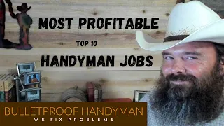 Top 10 Most Profitable Handyman Jobs