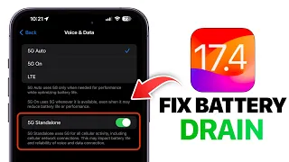 iOS 17.4 - FIX Battery DRAIN on iPhone