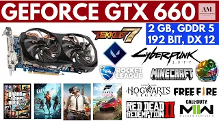 GIGABYTE GEFORCE GTX 660 [ 2GB, GDDR5, 192BIT, DX 12 ] GAMEPLAY 2023, BENCHMARK