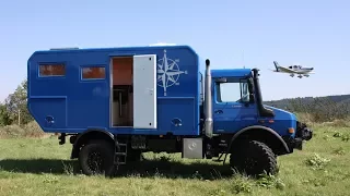 Bocklet Dakar U685 expedition vehicle based on U4000 Unimog truck