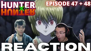 KURAPIKA IS A SAVAGE | Hunter x Hunter Episode 47 + 48 Reaction | Big Body & Bok