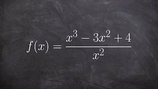 How to determine the derivative of rational expression using power rule