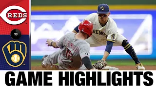 Reds vs. Brewers Game Highlights (8/24/21) | MLB Highlights