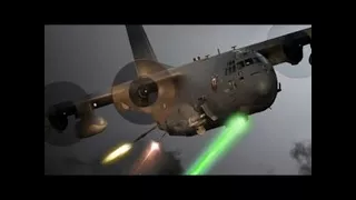 LEGENDARY AC-130 IN ACTION • SPOOKY GUNSHIP FIRING • CANNONS & GATTLING GUN LIVE FIRE