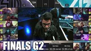 CLG vs TSM | Game 2 Grand Finals S6 NA LCS Spring 2016 | Team Solomid TSM vs CLG G2 1080p